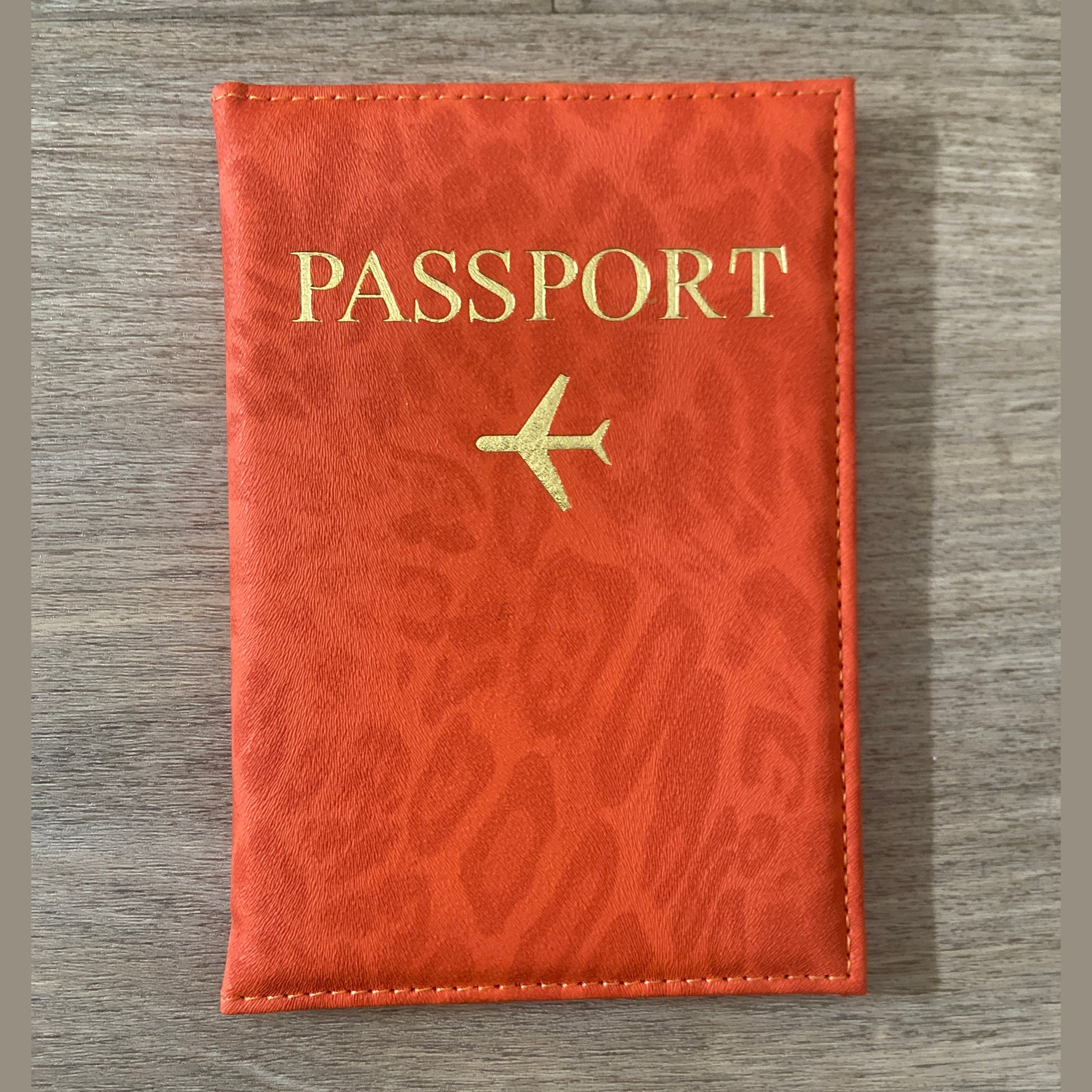 Protège passeport léopard